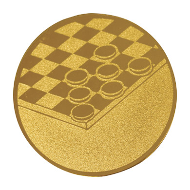 Вставки для медалей и кубков, Серия B-A23 шашки