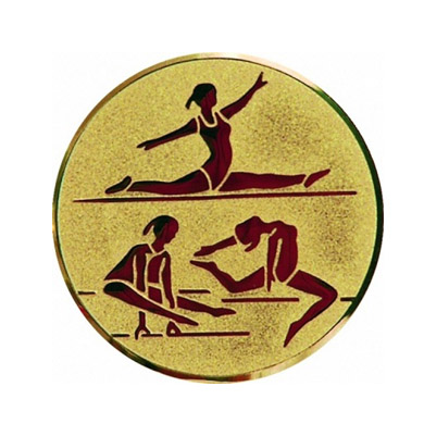 Вставки для медалей и кубков, Серия В-А130 гимнастика