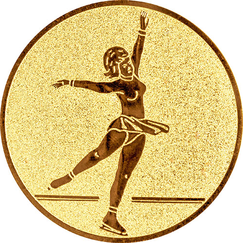 Вставки для медалей и кубков, Серия B-S125 женское фигурное катание 