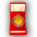 Медаль из латуни в футляре