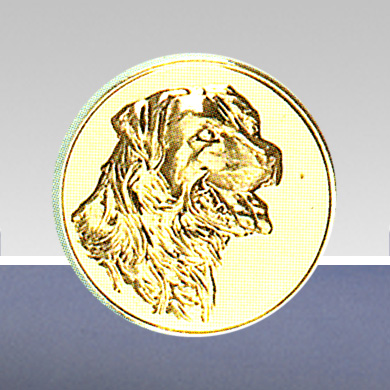 Вставки для медалей и кубков, Серия B167 собака