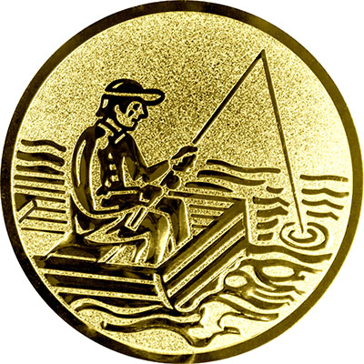 Вставки для медалей и кубков, Серия B-S275 рыбак 