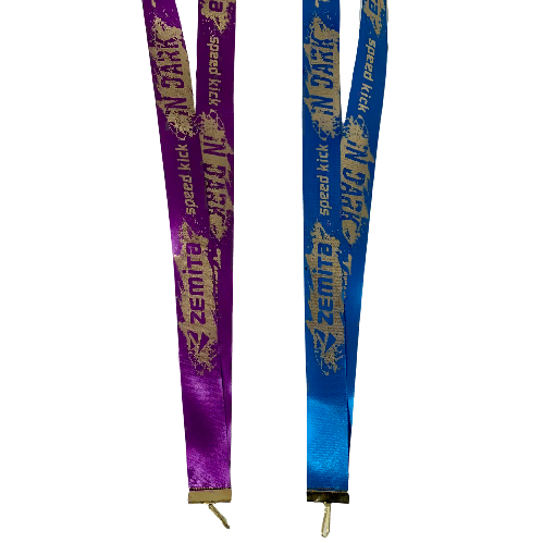 Аксессуары к медалям, Серия Лента 20 мм сиреневого и ярко-синего цвета с нанесением 