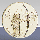 Вставки для медалей и кубков, Серия B337 лучник